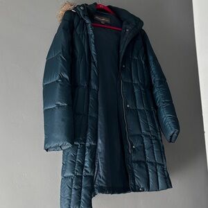 Eddie Bauer Women's Puffer Jacket - Dark Blue